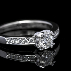 Verenički prsten od belog zlata