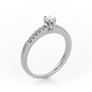 Perfektno vereničko prstenje sa brilijantima