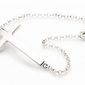 Muška narukvica sa krstom