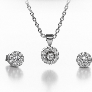 Elegantni set od belog zlata